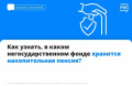 Как узнать в каком негосударственном фонде хранится ваша накопительная пенсия